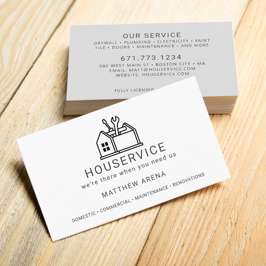 Moderner Instandhaltungsdienst für AN Visitenkarte