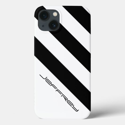 Moderner iPhone 6 Fall-schwarzer u. weißer Case-Mate iPhone Hülle (Rückseite)