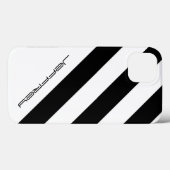 Moderner iPhone 6 Fall-schwarzer u. weißer Case-Mate iPhone Hülle (Rückseite (Horizontal))