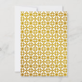 Moderner islamischer Junggeselinnen-Abschied in We Einladung (Rückseite)