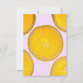 Moderner italienischer Sommer-Hochzeit RSVP QR-Cod Karte (Rückseite)