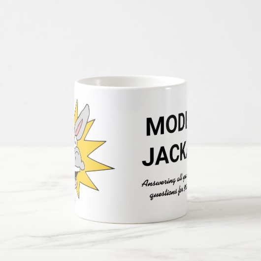 Moderner Jackass Kaffeetasse (Mittel)
