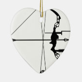 Moderner Jagd-Pfeil und Bogen Keramik Ornament (Rechts)