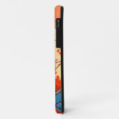 Moderner japanischer Naturvogel in Blossom-Landsch Case-Mate iPhone Hülle (Hinten/Links)