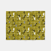 Moderner Jazz - Goldbraun 988501 Fleecedecke (Vorderseite (Horizontal))