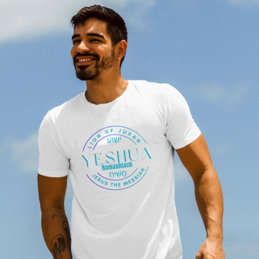 Moderner Jesus Monogram Typografie-T - Shirt