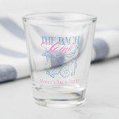 Moderner Junggeselinnen-Abschied der Küstenregion Schnapsglas