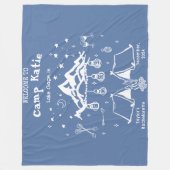 Moderner Junggeselinnen-Abschied Fleecedecke (Vorderseite)