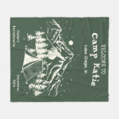 Moderner Junggeselinnen-Abschied Fleecedecke (Vorderseite (Horizontal))