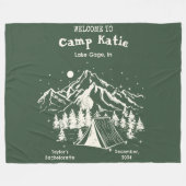 Moderner Junggeselinnen-Abschied Fleecedecke (Vorderseite (Horizontal))