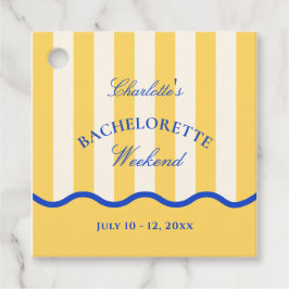 Moderner Junggesellinnenabschied im Sommer Geschenkanhänger