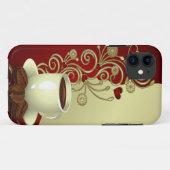 Moderner Kaffee Lover Case-Mate iPhone Hülle (Rückseite (Horizontal))