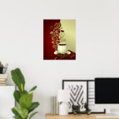 Moderner Kaffee Lover Poster (Heimbüro)