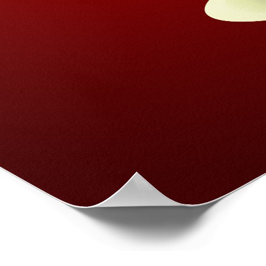 Moderner Kaffee Lover Poster (Ecke)