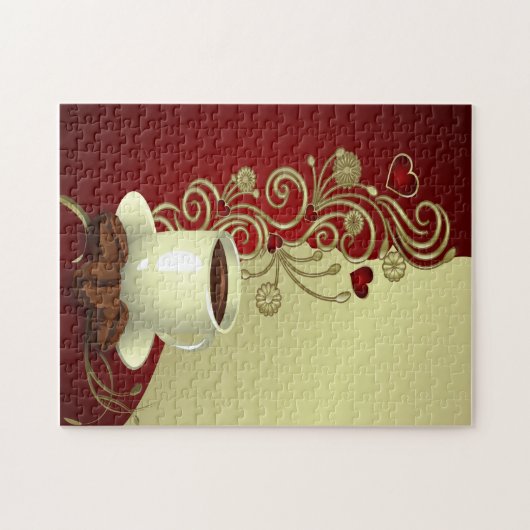 Moderner Kaffee Lover Puzzle (Horizontal)