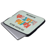 Moderner Kaffeeklatsch Deutsche Herkunft Brauch Laptopschutzhülle (Vorne Knopf)