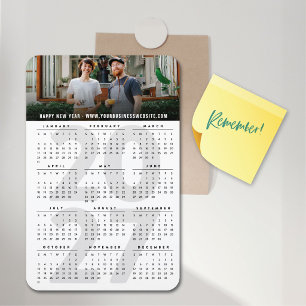 Moderner Kalender 2023 Einfache Neujahrsfoto Magnet