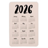 Moderner Kalender 2024 Magnet (Vertikal)