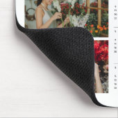 Moderner Kalender 2025 Neujahr Minimalistisch 3 Fo Mousepad (Ecke)