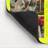 Moderner Kalender 2025 Neujahr Minimalistisch 3 Fo Mousepad (Ecke)