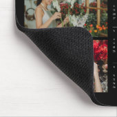 Moderner Kalender 2025 Neujahr Minimalistisch 3 Fo Mousepad (Ecke)