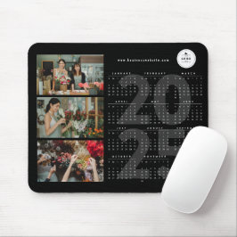 Moderner Kalender 2025 Neujahr Minimalistisch 3 Fo Mousepad