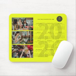 Moderner Kalender 2026 Neujahr Minimalist 3 Foto Mousepad
