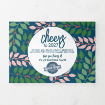Moderner Kalender mit Logo - Blue Green Business