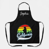 Moderner kalifornischer Staat Bear Individuelle Na Schürze (Vorderseite)