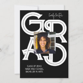 Moderner kalligrafischer Abschluss Einladung