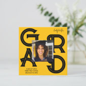 Moderner kalligrafischer Abschluss Einladung (Stehend Vorderseite)