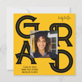 Moderner kalligrafischer Abschluss Einladung