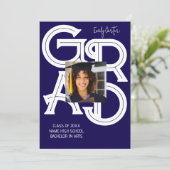 Moderner kalligrafischer Abschluss Einladung (Stehend Vorderseite)