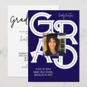 Moderner kalligrafischer Abschluss Einladung (Vorne/Hinten)