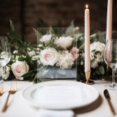 Moderner Kalligraphietisch Zwölf Tischnummern Fensteraufkleber