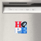 Moderner Kamala Harris HOPE Designmagnet Magnet (In Situ (Geschirrspüler))