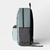 Moderner Karierter Frost Bedruckter Rucksack (Rechts)