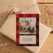 Moderner Karierter Happy Holiday | FOTO