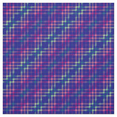 Moderner Karierter Regenbogenparcours Stoff (Muster)