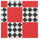 Moderner Karo für Quilt-Muster Stoff (Nahaufnahme)