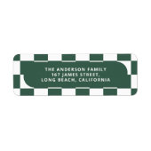 Moderner Karo mit glattem Rand - minimales Foto We (Vorne)