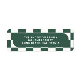 Moderner Karo mit glattem Rand - minimales Foto We