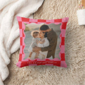 Moderner Karo mit glattem Rand - minimales Foto We Kissen (Decke)