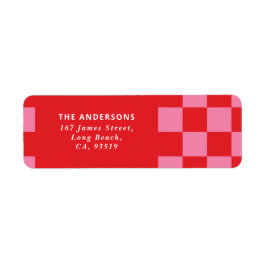 Moderner Karo mit weitem Rand - minimaler Weihnach