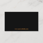 Moderner Kettlebell geeigneter männlicher Visitenkarte (Rückseite)