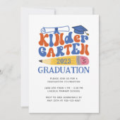 Moderner Kindergarten Abschluss Einladung (Vorderseite)