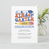 Moderner Kindergarten Abschluss Einladung (Stehend Vorderseite)