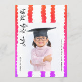 Moderner Kindergarten-Foto Abschlussklasse 2026 Ankündigung (Vorderseite)