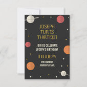 Moderner Kindergeburtstag Einladung (Vorderseite)