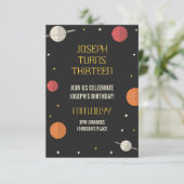 Moderner Kindergeburtstag Einladung (Stehend Vorderseite)